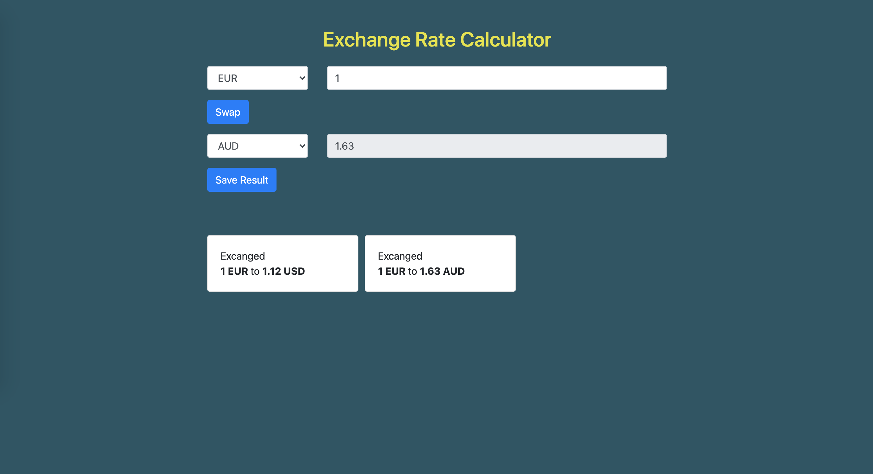 Currency Exchange